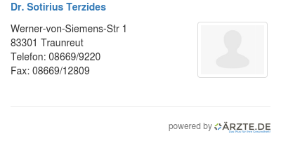 Dr sotirius terzides