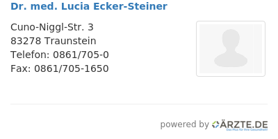 Dr med lucia ecker steiner