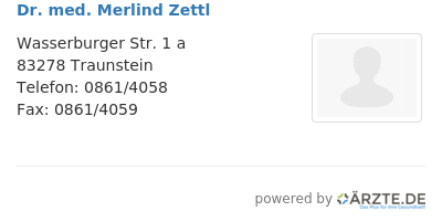 Dr med merlind zettl