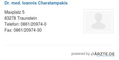 Dr med ioannis charalampakis