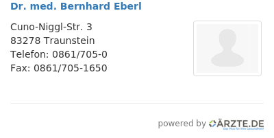 Dr med bernhard eberl