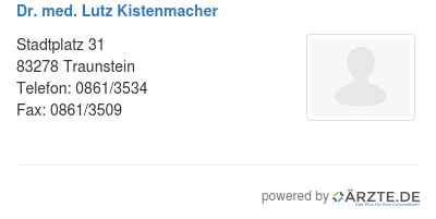 Dr med lutz kistenmacher 510681