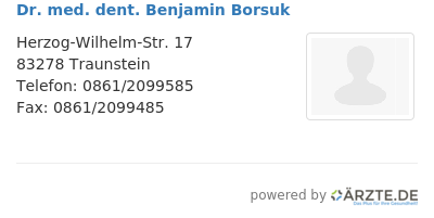 Dr med dent benjamin borsuk