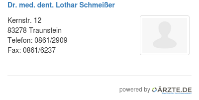 Dr med dent lothar schmeisser 562352
