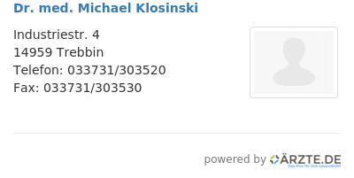 Dr med michael klosinski