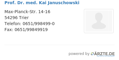 Prof dr med kai januschowski 648099