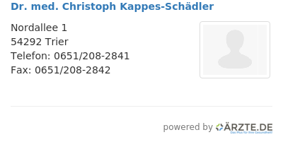Dr med christoph kappes schaedler