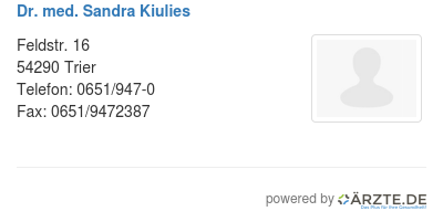 Dr med sandra kiulies 566704