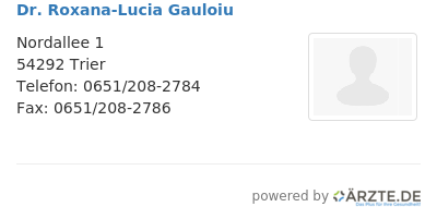 Dr roxana lucia gauloiu