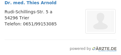 Dr med thies arnold 648614