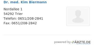 Dr med kim biermann 548218