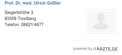 Prof dr med ulrich goessler 276ad02b cde9 42e0 b072 3d038646d59d