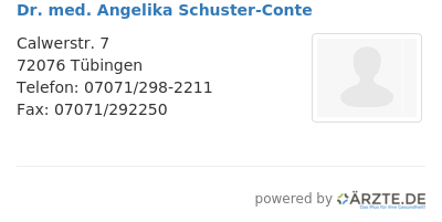 Dr med angelika schuster conte