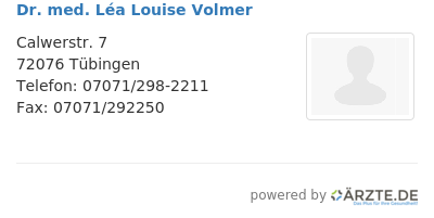 Dr med lea louise volmer