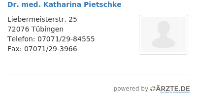 Dr med katharina pietschke