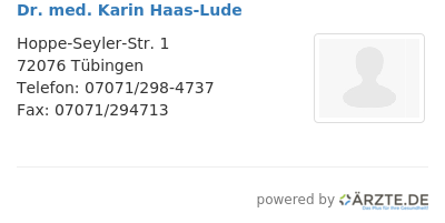 Dr med karin haas lude