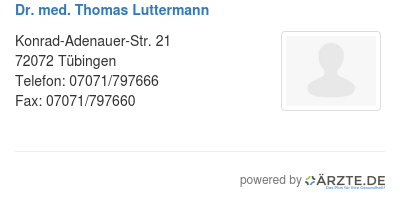 Dr med thomas luttermann