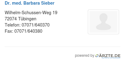 Dr med barbara sieber