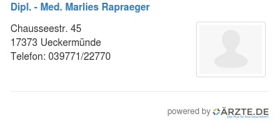 Dipl med marlies rapraeger