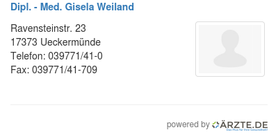Dipl med gisela weiland