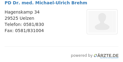 Pd dr med michael ulrich brehm