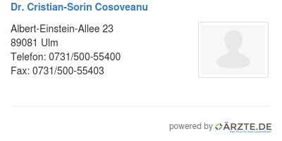 Dr cristian sorin cosoveanu