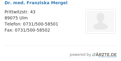 Dr med franziska mergel