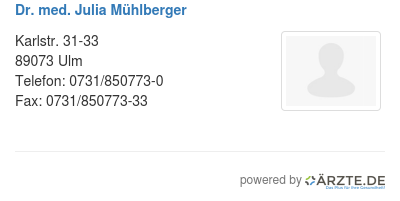 Dr med julia muehlberger 545279
