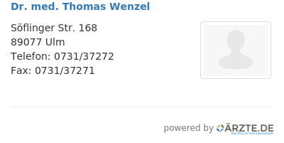 Dr med thomas wenzel 254067