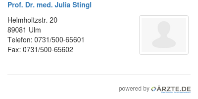 Prof dr med julia stingl