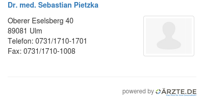 Dr med sebastian pietzka 560028