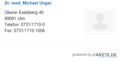 Dr med michael unger