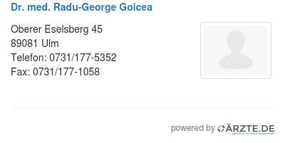 Dr med radu george goicea