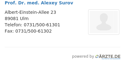 Prof dr med alexey surov 585148