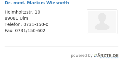 Dr med markus wiesneth 299066