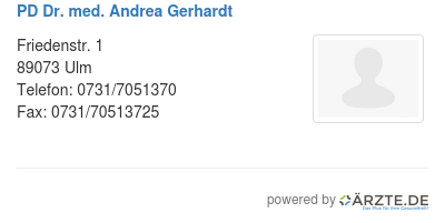 Pd dr med andrea gerhardt 576774
