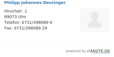 Philipp johannes deuringer