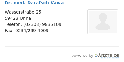 Dr med darafsch kawa