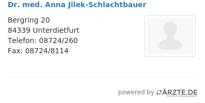 Dr med anna jilek schlachtbauer