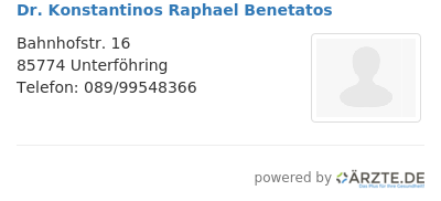 Dr konstantinos raphael benetatos