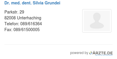 Dr med dent silvia grundei