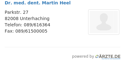 Dr med dent martin heel 571749