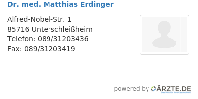 Dr med matthias erdinger