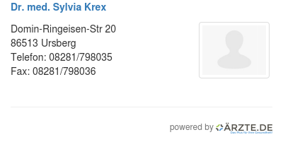 Dr med sylvia krex