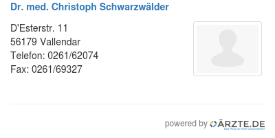 Dr med christoph schwarzwaelder 590681