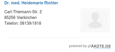 Dr med heidemarie richter