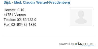 Dipl med claudia wenzel freudenberg