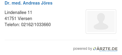 Dr med andreas joeres 587468