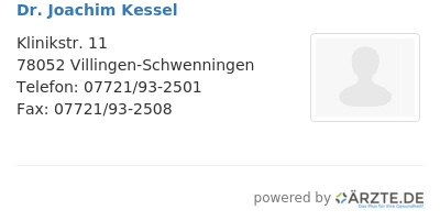 Dr joachim kessel