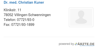 Dr med christian kuner